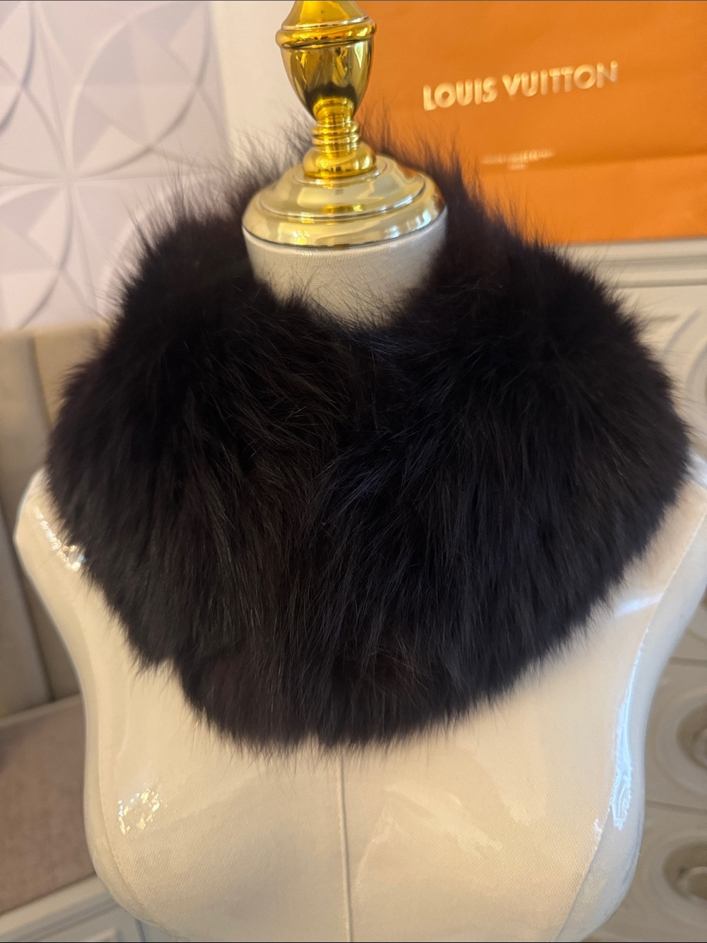 Real Fox fur collar